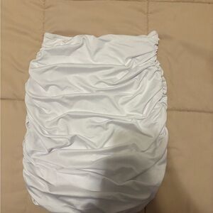 white skirt